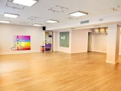 Estudio de AeroYoga Zaragoza - Sala de actividades La Vida en Verde