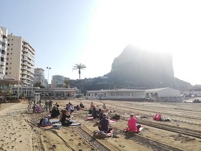 Beach Yoga On Playa Cantal Roig